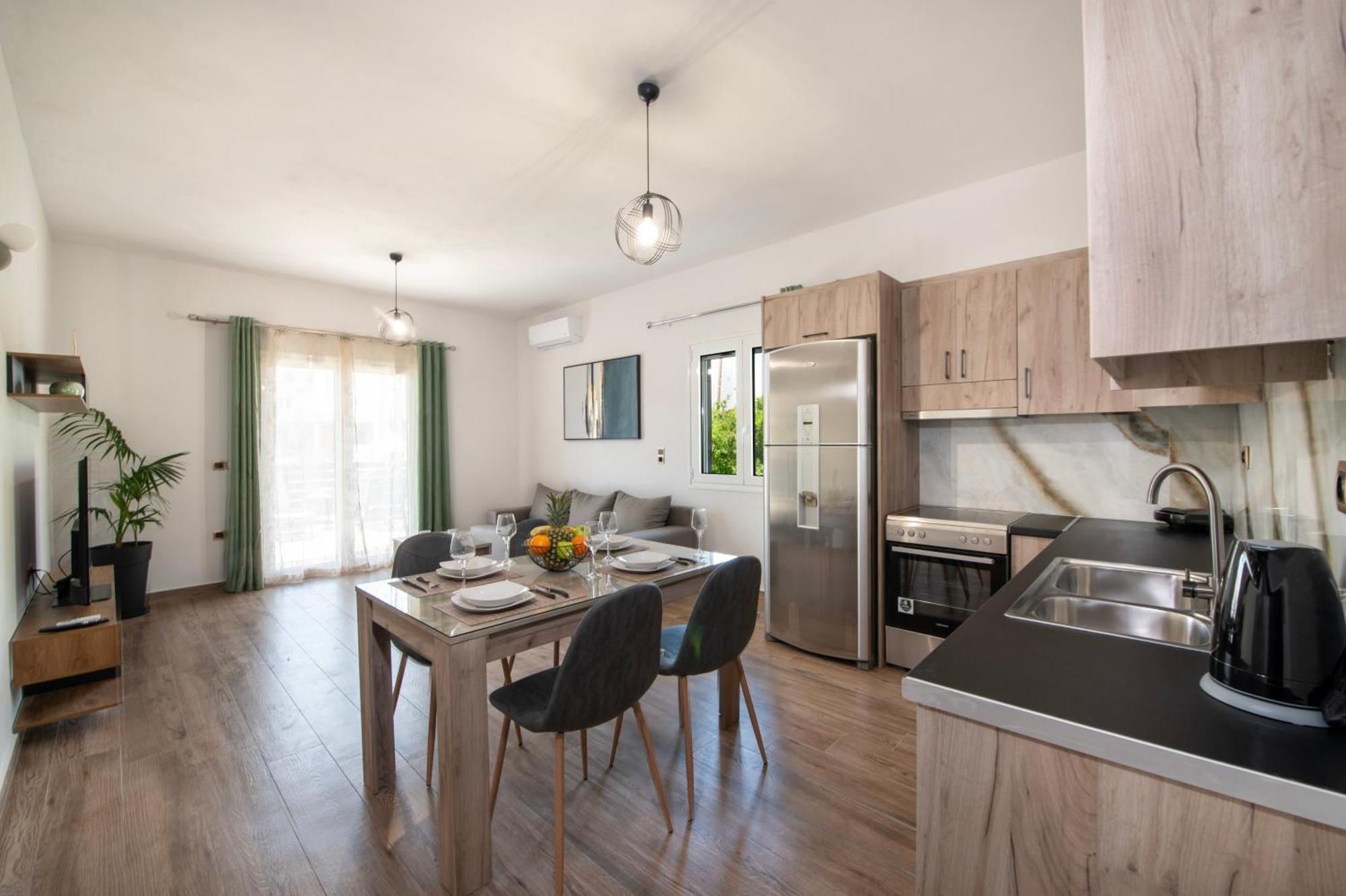 7Thheaven Luxury Aprts Apartman Hriszí Aktí Haniá Kültér fotó