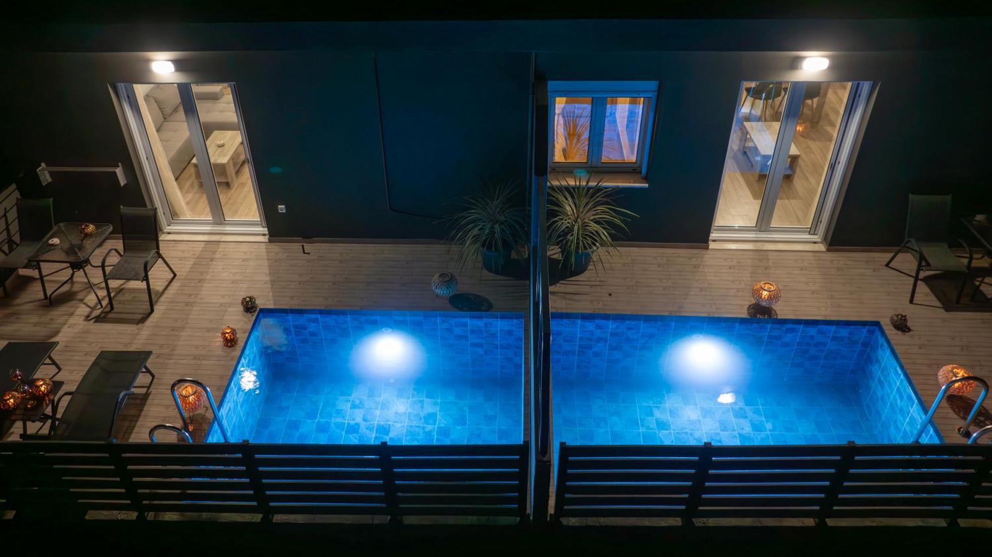 7Thheaven Luxury Aprts Apartman Hriszí Aktí Haniá Kültér fotó