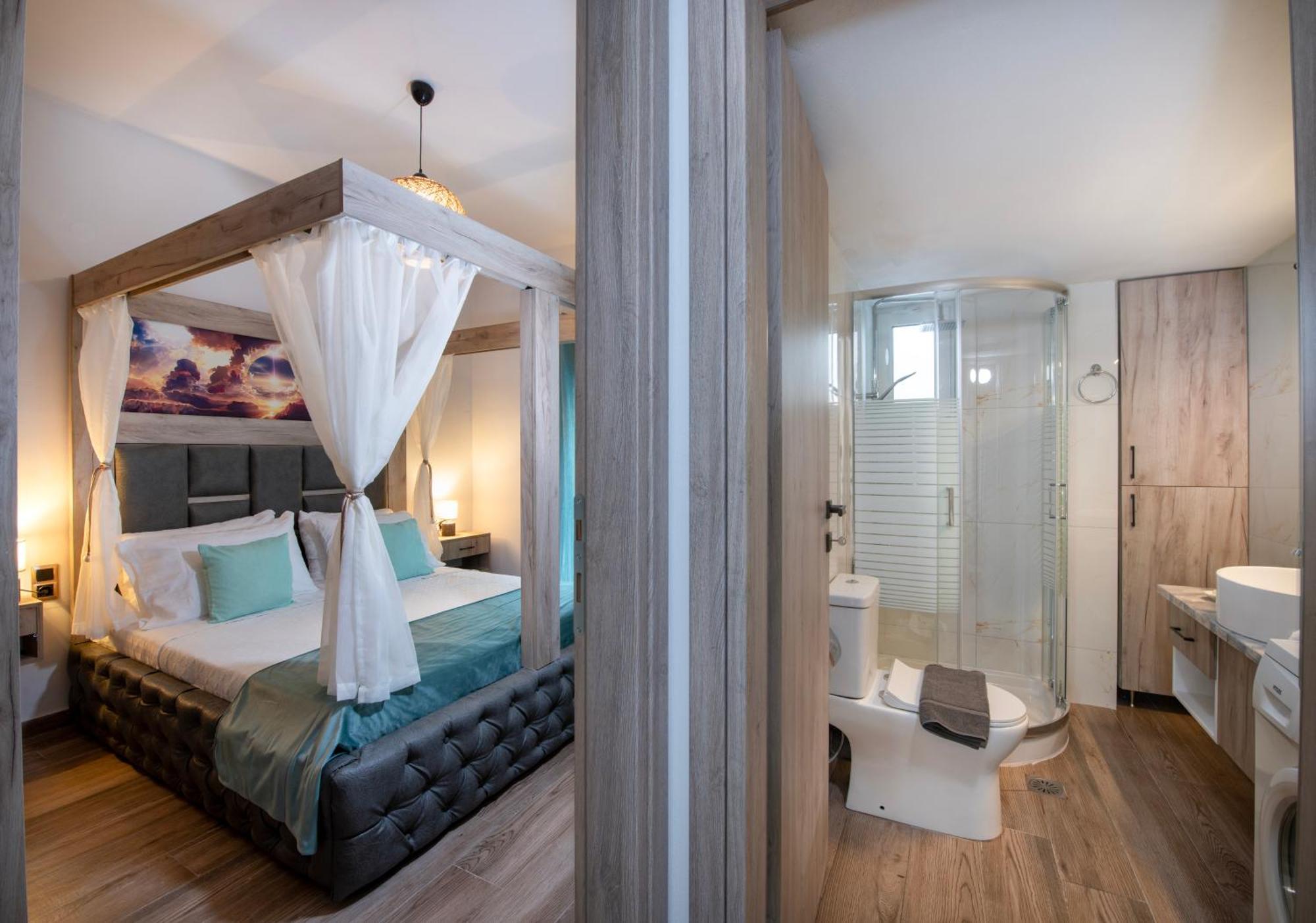 7Thheaven Luxury Aprts Apartman Hriszí Aktí Haniá Kültér fotó