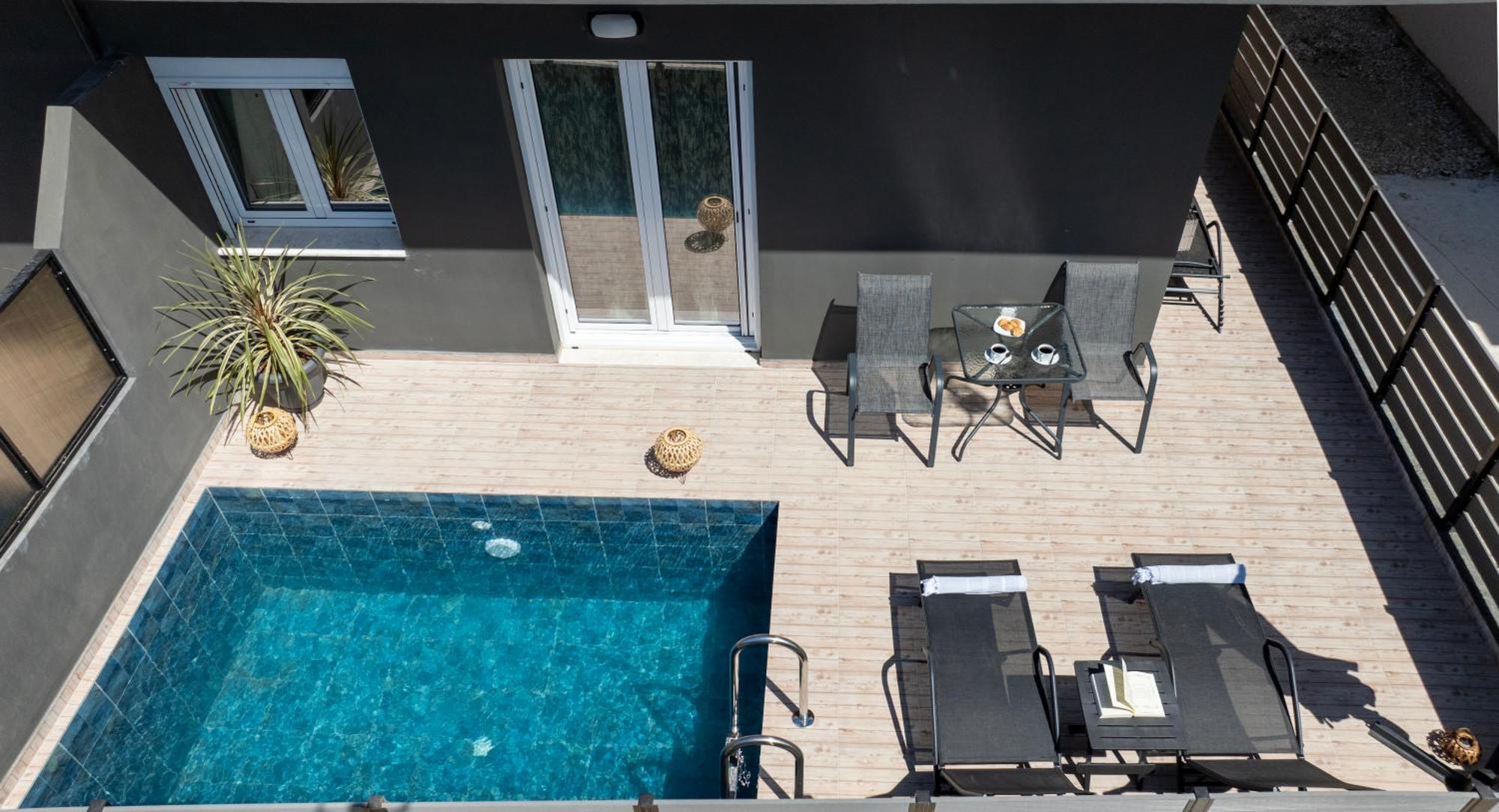 7Thheaven Luxury Aprts Apartman Hriszí Aktí Haniá Kültér fotó
